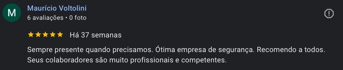 Avaliação Google 9