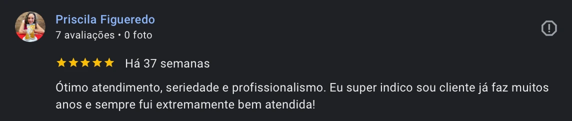 Avaliação Google 14