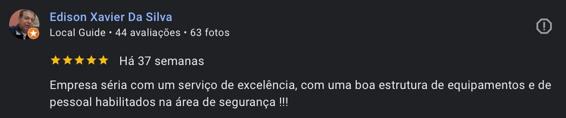 Avaliação Google 16